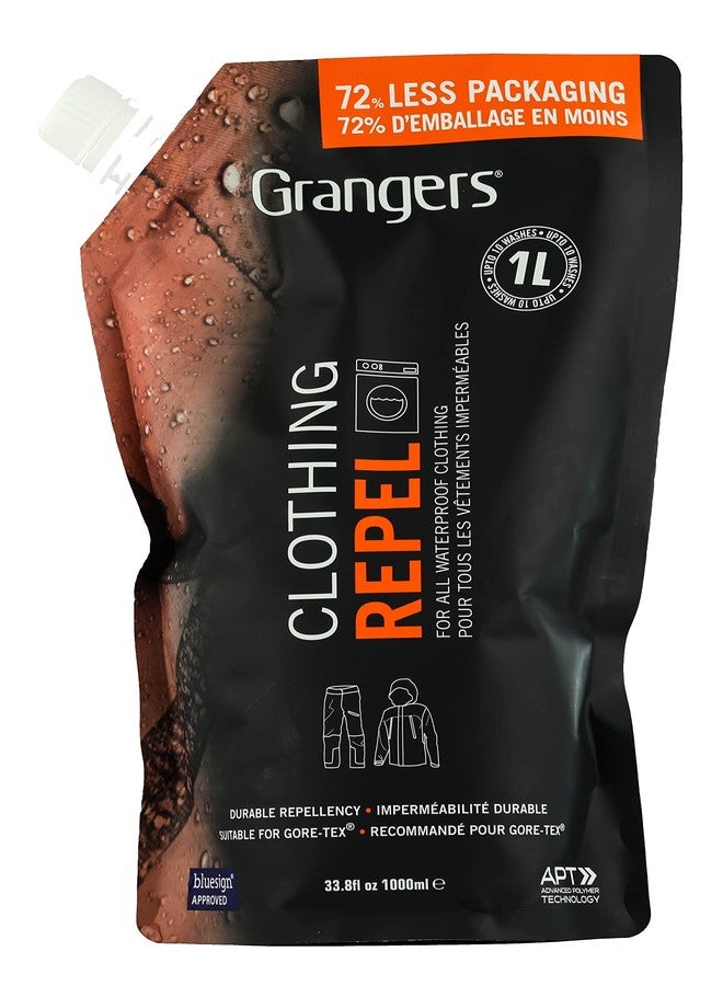 Grangers Granger's Clothing Repel Wash-In Waterproofing Treatment, Eco Pouch, 33.8 oz - Image 1